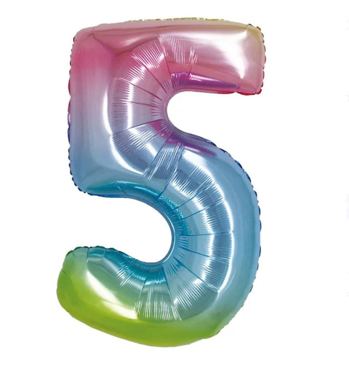 Folyo Balon Renkli 5 40 İnç 100 Cm